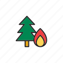 forecast, meteorology, weather, fir, fire, forest, tree 