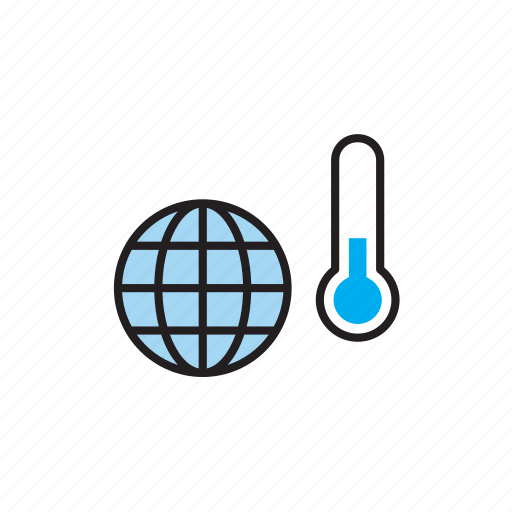 Forecast, meteorology, weather, cold, earth, temperature, thermometer icon - Download on Iconfinder