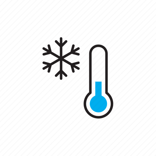 Forecast, meteorology, weather, cold, snow, temperature, thermometer icon - Download on Iconfinder