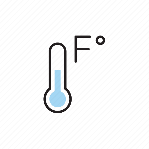 Forecast, meteorology, weather, cold, fahrenheit, temperature, thermometer icon - Download on Iconfinder