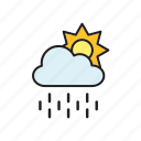 forecast, meteorology, weather, cloud, rain, rainy, sun