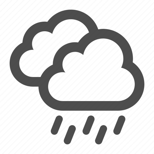 Weather, forecast, rain, raining, cloud, clouds, cloudy icon - Download on Iconfinder