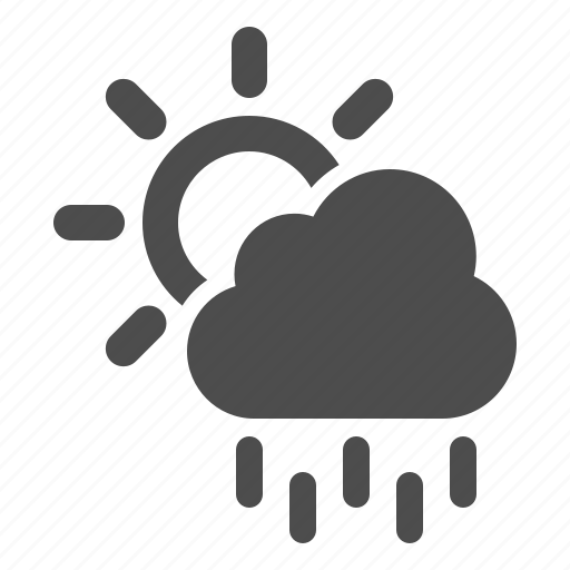 Weather, forecast, cloud, cloudy, sun, rain, raining icon - Download on Iconfinder