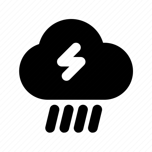 Rain, rainy, storm, thunderstorm, weather icon - Download on Iconfinder