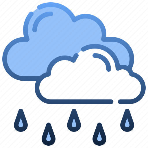 Rain, rainy, weather, cloud, nature icon - Download on Iconfinder