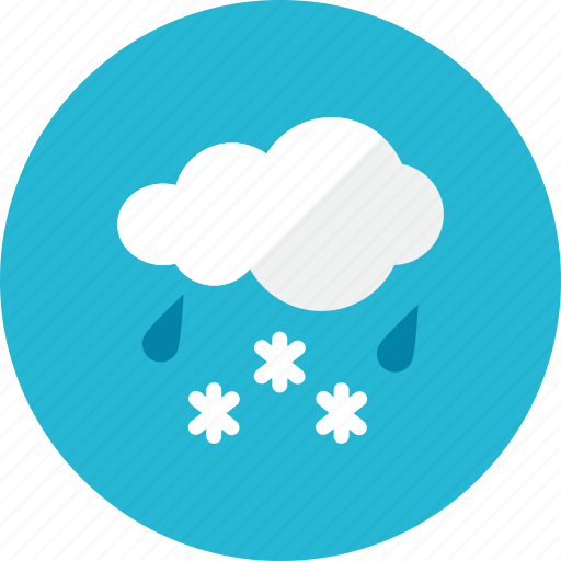 Rain, snow icon - Download on Iconfinder on Iconfinder