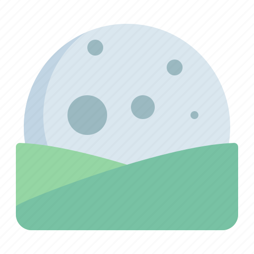Moonrise, moonset, hill, high icon - Download on Iconfinder