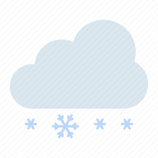 Snow, cloudy, cloud, weather icon - Download on Iconfinder