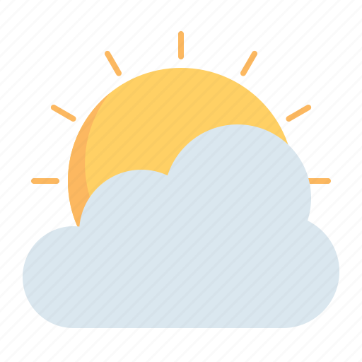 Sun, cloud, cloudy, weather icon - Download on Iconfinder