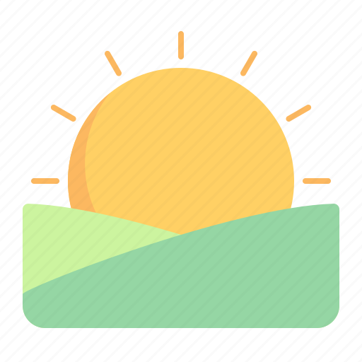 Sunrise, sunset, hill, high icon - Download on Iconfinder