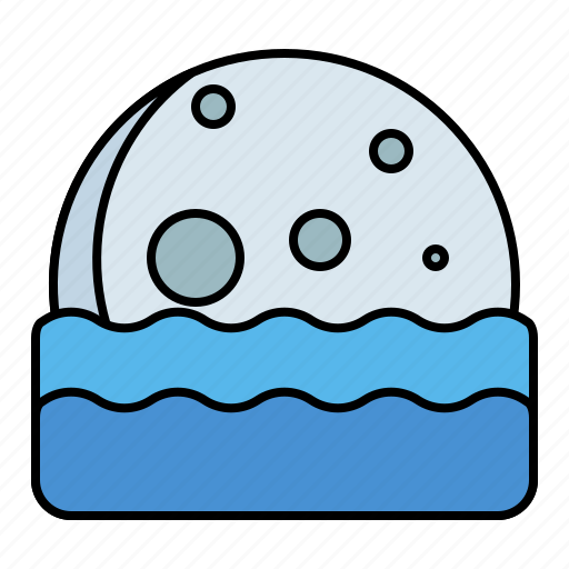 Moonrise, moonset, sea, high icon - Download on Iconfinder