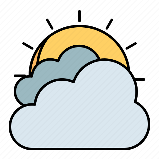 Sun, cloudy, thick, weather icon - Download on Iconfinder