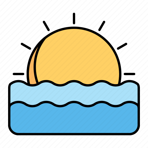Sunrise, sunset, sea, high icon - Download on Iconfinder