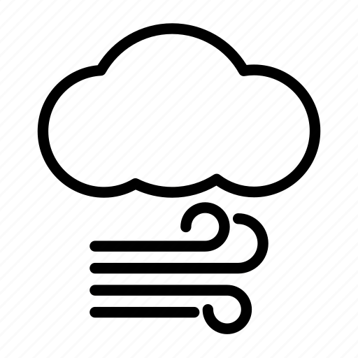 Cloud, forecast, weather, wind icon - Download on Iconfinder