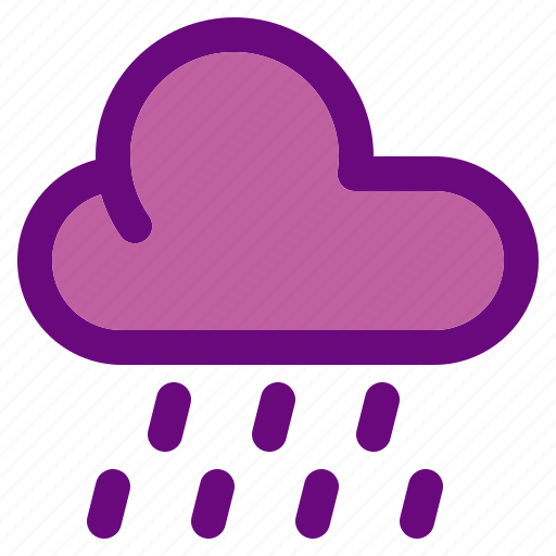 Weather, rain, forecast, climate, cloud, rainy icon - Download on Iconfinder