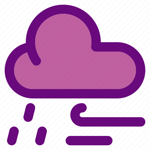 Weather, forecast, climate, cloud, rain, wind icon - Download on Iconfinder