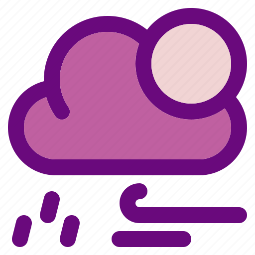 Weather, rain, forecast, climate, cloud, sun, wind icon - Download on Iconfinder
