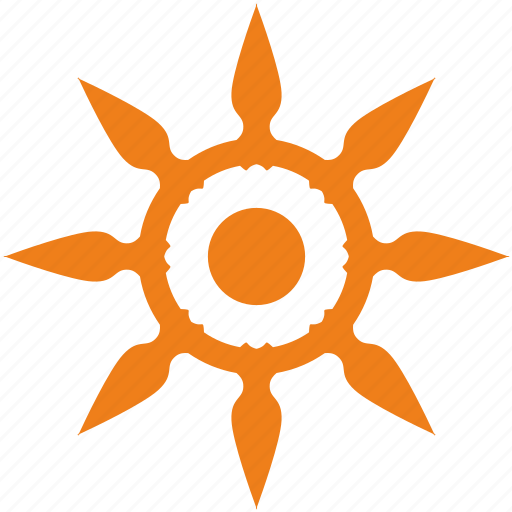 Bright, flame, orange, sun, sunny icon - Download on Iconfinder