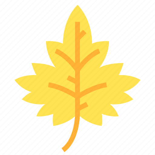 Autumn, fall, leaf, yellow icon - Download on Iconfinder