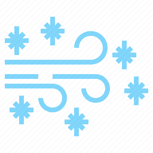 Blizzard, cold, snow, weather, winds, winter icon - Download on Iconfinder