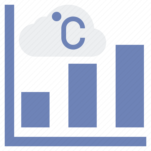 Analytics, celsius, chart, climate, cloud, data icon - Download on Iconfinder