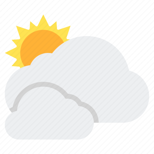 Cloudiness, clouds, sun, weather icon - Download on Iconfinder