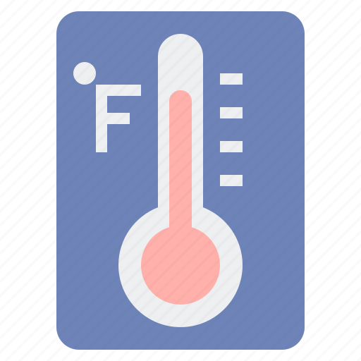 Fahrenheit, temperature, thermometer, weather icon - Download on Iconfinder