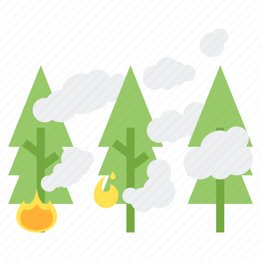 Fire, fog, forest, haze, weather icon - Download on Iconfinder
