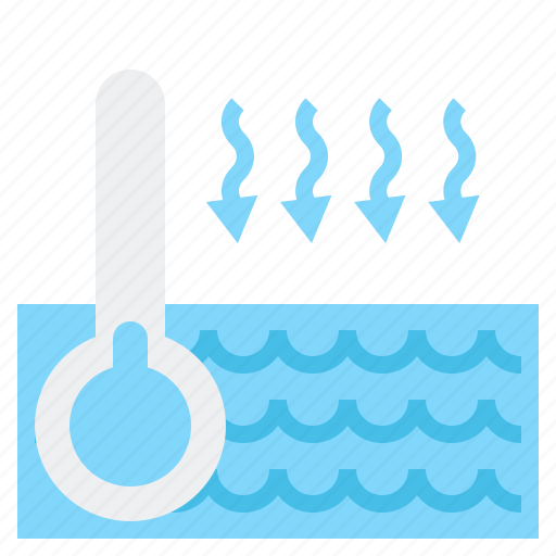 Cold, la, low, nina, temeprature, water icon - Download on Iconfinder