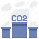 carbon, chimneys, co2, dioxide, pollutants