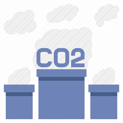 Carbon, chimneys, co2, dioxide, pollutants icon - Download on Iconfinder