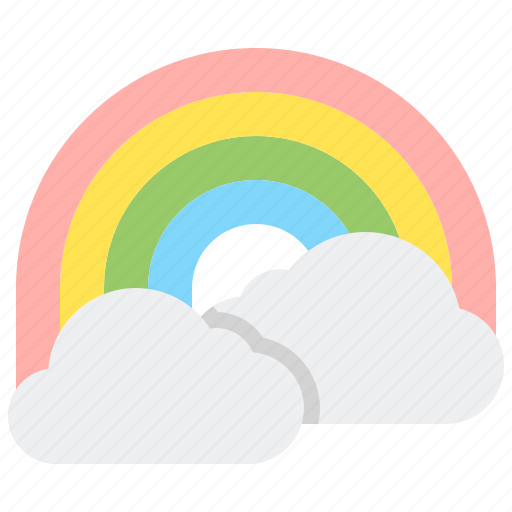Clouds, forecast, gay, rainbow, weather icon - Download on Iconfinder