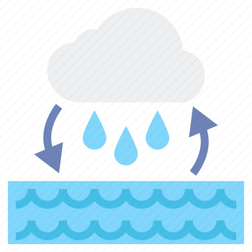 Cloud, cycle, rain, sea, water icon - Download on Iconfinder