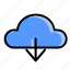 cloud, download, weather 