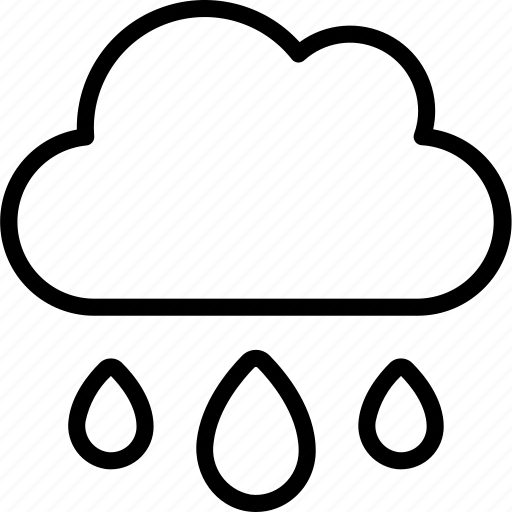Raining, cloud, climate, forecast, rain, meteorology icon - Download on Iconfinder