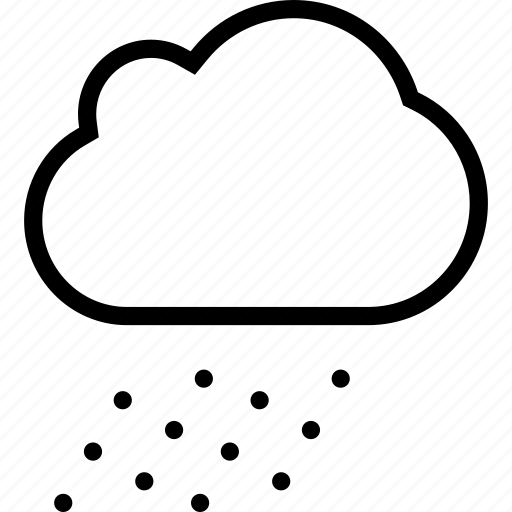 Cloud, hail, snowing, weather icon - Download on Iconfinder