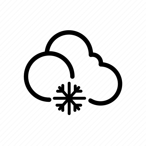 Cloudy, outline, weather, winter icon - Download on Iconfinder