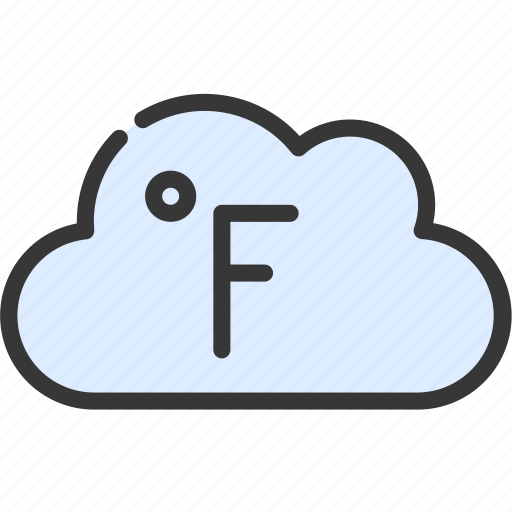 Cloud, fahrenheit, climate, forecast, degrees icon - Download on Iconfinder