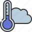 cloud, temperature, climate, forecast, thermometer 