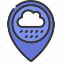 rain, location, climate, forecast, map, pin