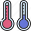 temperature, thermometers, climate, forecast, hot, cold 