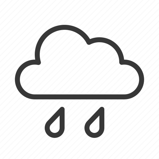Cloud, drizzle, rain, shower, weather icon - Download on Iconfinder