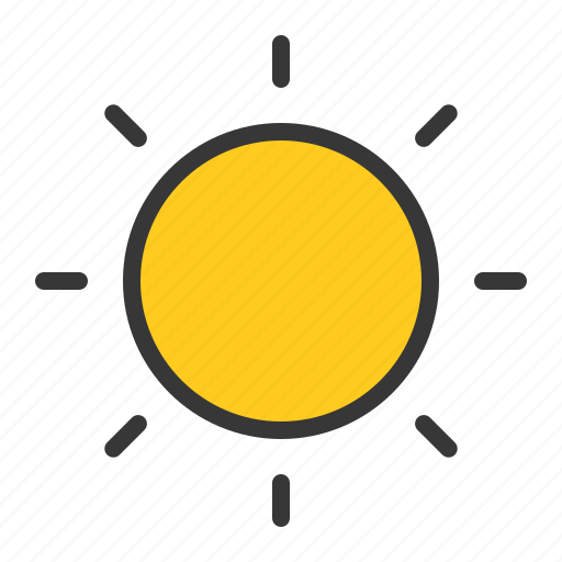 Bright, hot, sun, sunny, sunshine, weather icon - Download on Iconfinder