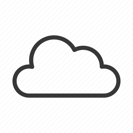 Cloud, cloudy, overcast, weather icon - Download on Iconfinder