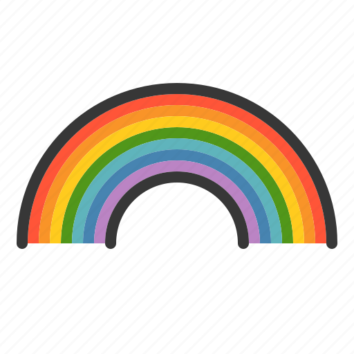 Color, rainbow, weather, bright icon - Download on Iconfinder