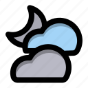 cloud, night, wind, cloud night wind, forecast, moon, cloudy, climate, weather