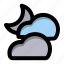 cloud, night, wind, cloud night wind, forecast, moon, cloudy, climate, weather 