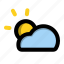 cloud, sun, cloud sun, weather, forecast, rain 