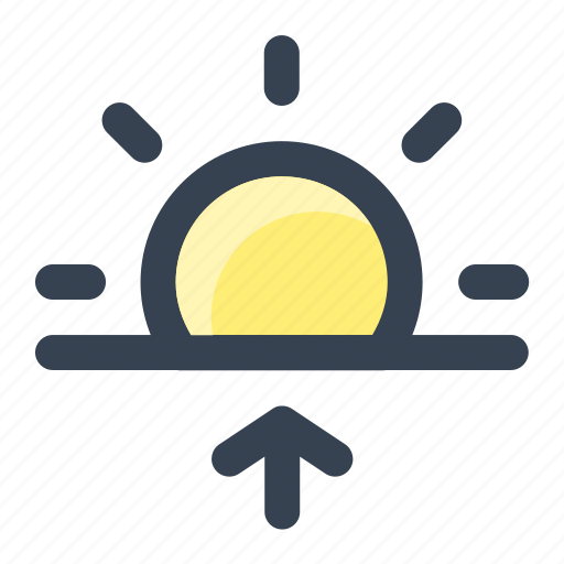 Sunrise, sun, summer, sunny, weather icon - Download on Iconfinder