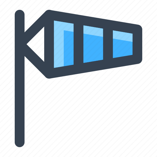 Windsock, wind direction, tool, tools icon - Download on Iconfinder
